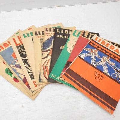 #1415 â€¢ 10 Vintage Liberator Magazines from 1924
