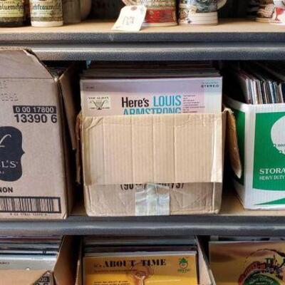 #3060 â€¢ 3 Boxes Full of 33RPM Vinyl Records from 60s-70s Era: Includes Kay Starr Them There Eyes, Frankie Carle his piano and...