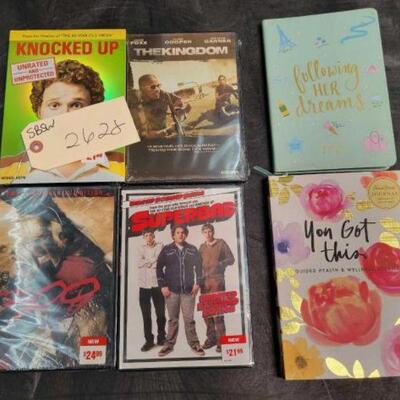 #2628 â€¢ 5 Movies and 2 CALENDAR BOOKS 