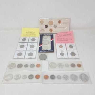 #1279 • U.S. and Canada Coins: Includes U.S. Cent Type Set 1856-1958, War Struck Gem Proofs 1963-1970, Brilliant Uncirculated Washington...