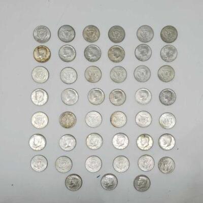 #1242 • 1965-1970 40% Silver Kennedy Half Dollars, 516.3g: 
