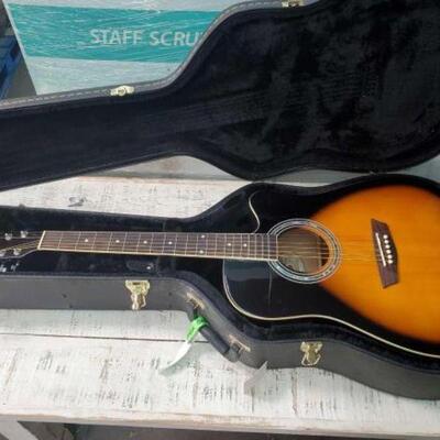 #2812: Washburn Guitar Model No. WA-0CE VSB SERIAL NO. L1423594.