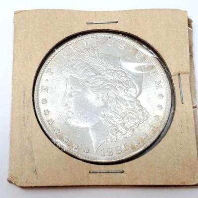 #1180 • 1886 Morgan Silver Dollar: Philadelphia Mint.