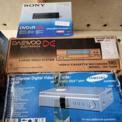 #9018 â€¢ Sony DVD, Daewoo VHS And Samsung DVR