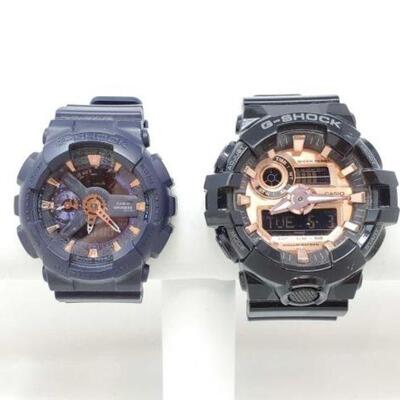 #1064 • 2 G-Shock Men's Watches: 