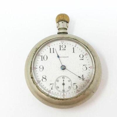 #1080 • Waltham Pocket Watch 15 Jewels. 
