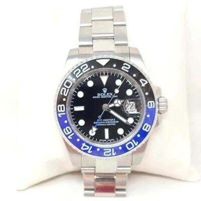 #1050 • Rolex Oyster Perpetual Date GMT-Master II Men's Watch: -Authenticated