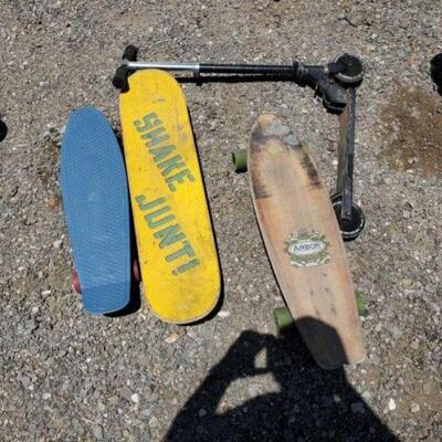#56 â€¢ 3 Skateboards And Scooter
