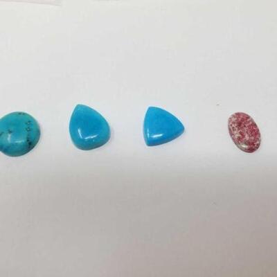 #1020 â€¢ Turquoise And Rhodocrite Stones