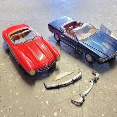 #5522 â€¢ 2 Vintage Mercedes-Benz Model Cars