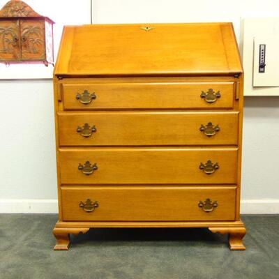 Solid Maple Secretary Dresser
