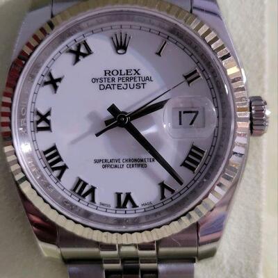 Rolex 36mm DATEJUST Oyster Perpetual Watch - Men's style #116234