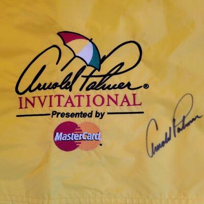 Small Golf Bag Autographed by Arnold Palmer