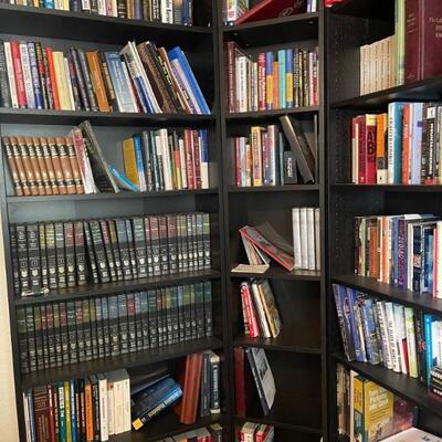 Books and bookcases 