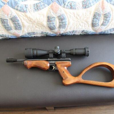 Crosman #2400 w/upgraded scope and original scope $225