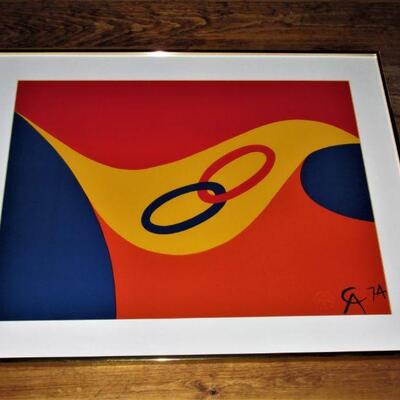 Alexander Calder limited 1974 museum print