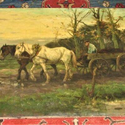 Antique oil painting