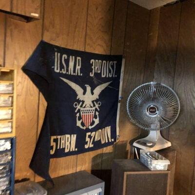 SOLD! U.S. Naval Reserve Felt Flag/Pennant $35