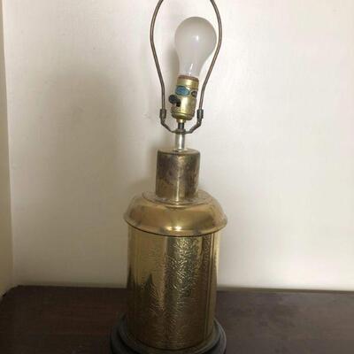Brass Table Lamp $25