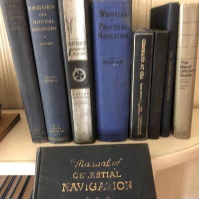 Some antique navigation books...