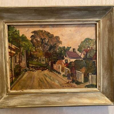 Original art by Willa May Terry 1955 Mid Century traditional