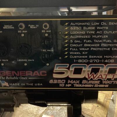 Generac 5000 watt Generator