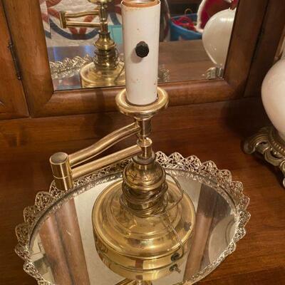 Antique Swing arm lamp