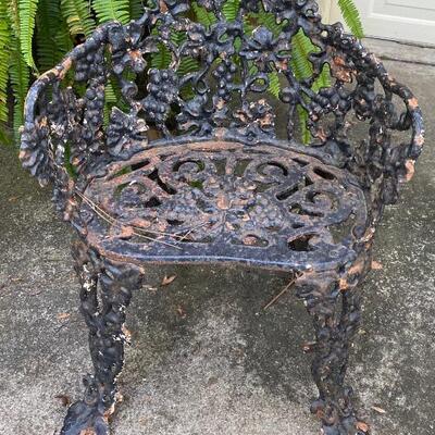 Cast Iron garden chair