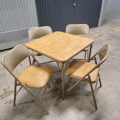 samsonite table and chairs