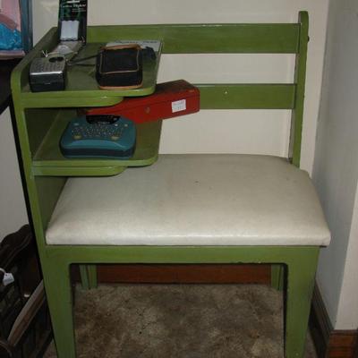 sweet telephone bench  BUY IT NOW $ 45.00