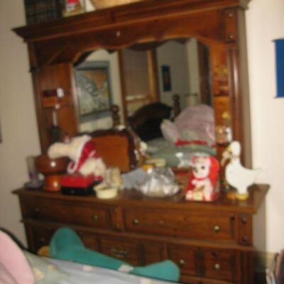 Bassett hutch with mirror  BUY IT NOW $ 135.00