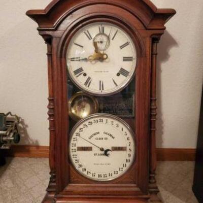 #1428 • Vintage Southern Calander Clock Co.