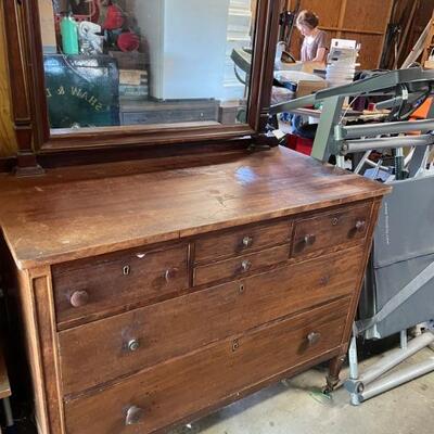 Large Wood Dresser