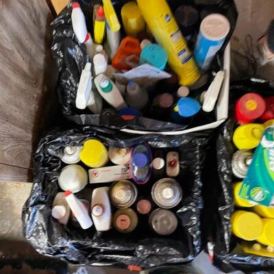Cleaners, paint and more