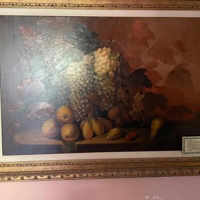 Painting by S Jones, Bristol, England born painter