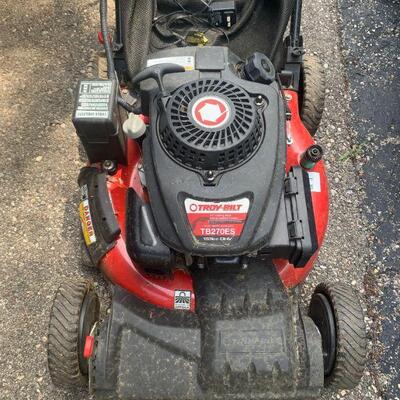 TROY-BILT 21-inch Forward Self-Propelled Mower with Electric Start up close