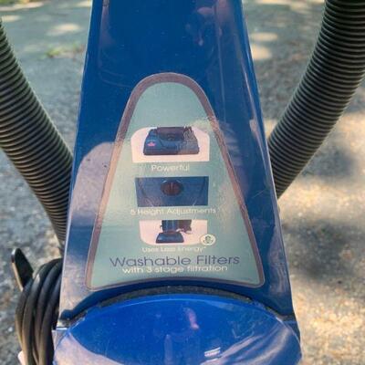 Bissell Vaccum w/Washable Filters, 3-stage Filtration, 5-Height Adjustments, Uses less Energy