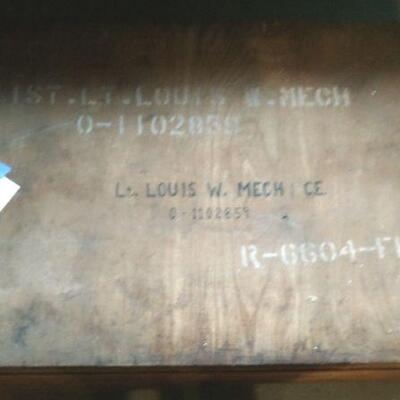vintage foot locker chest 