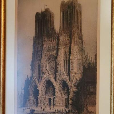 church etching  BUY IT NOW $ 50.00