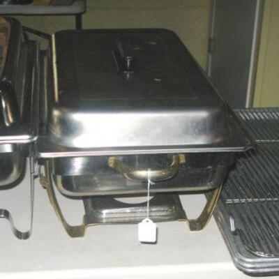 large chafing dishes   BUY IT NOW $ 20.00 EA