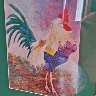 Rooster in Drag  BUY IT NOW $ 150.00