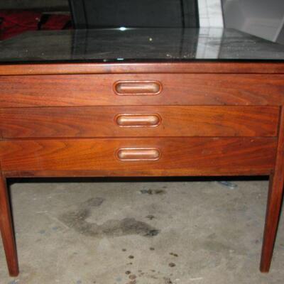 MCM 3 drawer table  BUY IT NOW $ 295.00