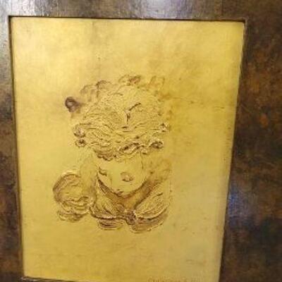 Etching on copper plate  BUY IT NOW $ 150.00