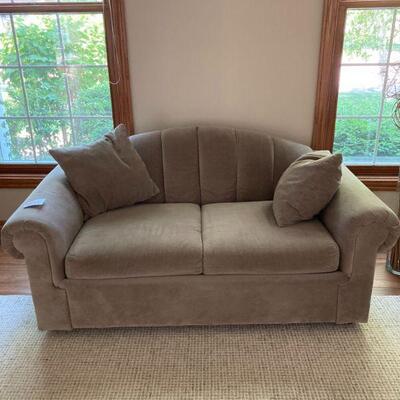 2 cushion love seat matches 3 cushion in lower level