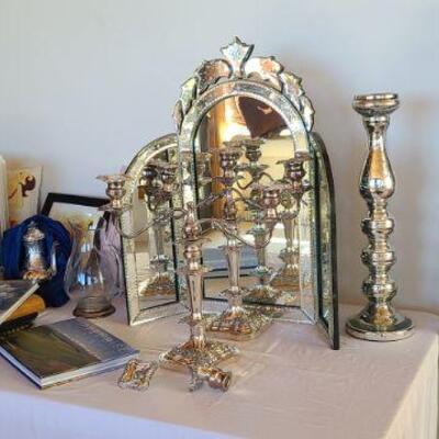 Silver plater candlelabra
