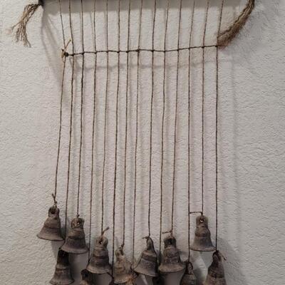 Rustic Primitive Witch Bell Wind Chimes