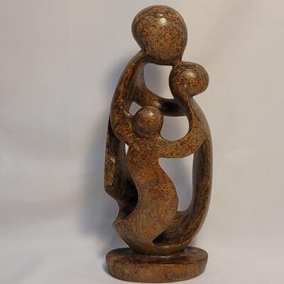 African Shona Art: Soapstone Family Sculpture