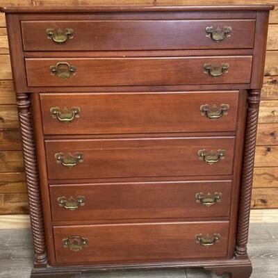 Cherry Chest with Barley Twist Sides by Willet 1/2