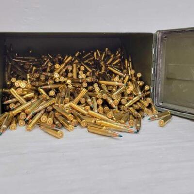 #914 â€¢ Half Full Metal Ammo Can of Reloaded 5.56