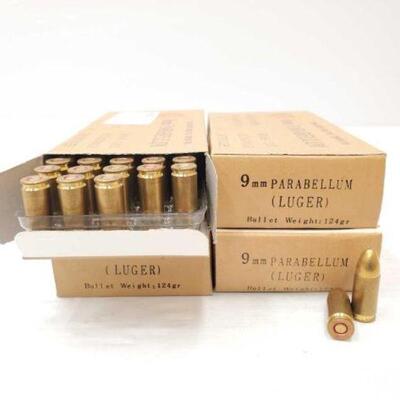 #810 • 200 Rounds of 9mm Parabellum. 